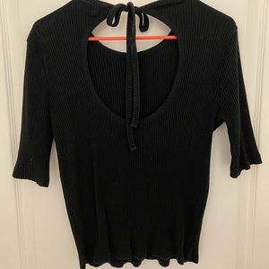 Madewell T-shirt with open back